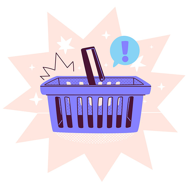 سبد خرید خالی