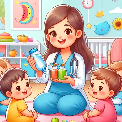 دادن آب و مایعات مختلف به نوزاد و شیرخوار