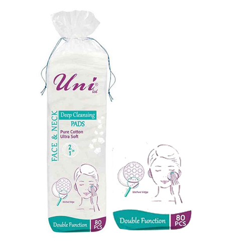 پد آرایشی یونی لد مدل Ultra Soft بسته 80 عددی